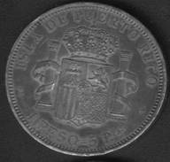 Пуэрто-Рико (Исп.) 1 песо = 5 песет 1895 UN AG