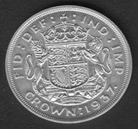 Великобритания крона 1937 BU AG