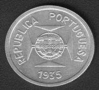 Индия Порт.  рупия 1935 ВU AG