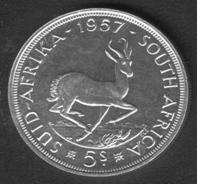 Южная Африка 5 шиллингов 1957 RR AG