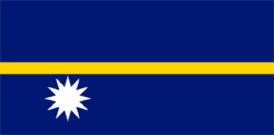 Науру. Государственный флаг