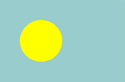 Палау. Государственный флаг