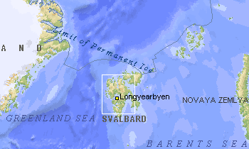 Остров Шпицберген. Местоположение